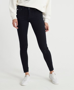 Superdry Alexia Jeggings Női Farmer Kék/Csíkok | KVWQA3128